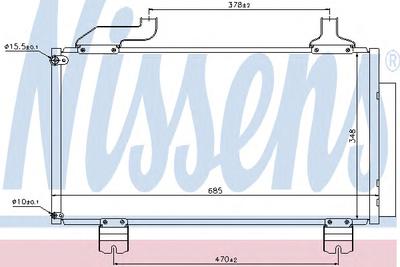 Радиатор кондиционера NISSENS 940114