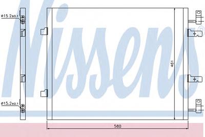 Конденсатор, кондиционер NISSENS 940147