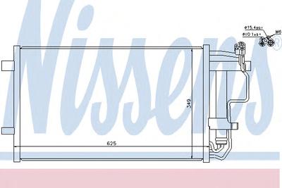 Конденсатор, кондиционер NISSENS 940149