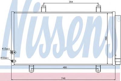 Радиатор кондиционера NISSENS 940194