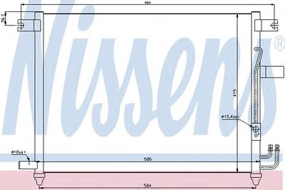 Радиатор кондиционера NISSENS 94641