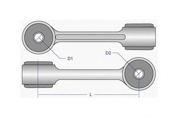 Тяга / стойка, стабилизатор MOOG