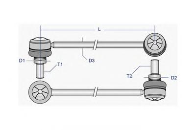 Тяга / стойка, стабилизатор MOOG NI-LS-2779