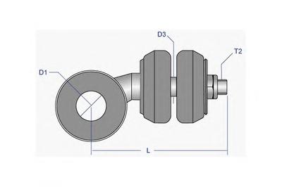 Тяга / стойка, стабилизатор MOOG OP-LS-0993