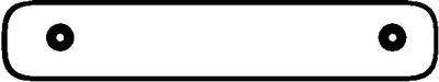 Комплект прокладок, крышка головки цилиндра AJUSA 56019000