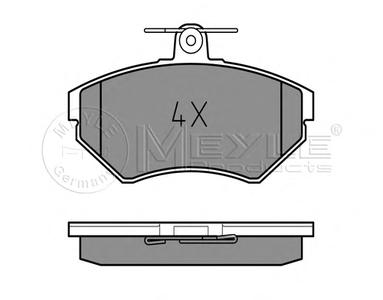 Комплект тормозных колодок, дисковый тормоз MEYLE 025 219 4519