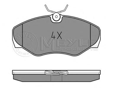 Комплект тормозных колодок, дисковый тормоз MEYLE 025 230 9918