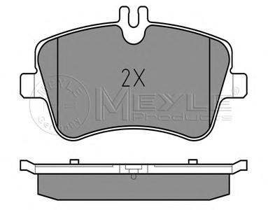 Комплект тормозных колодок, дисковый тормоз MEYLE 025 231 4419