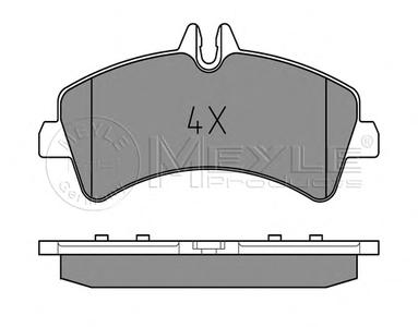 Комплект тормозных колодок, дисковый тормоз MEYLE 025 292 1720