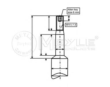 Амортизатор MEYLE