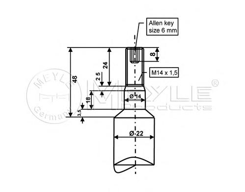 Амортизатор MEYLE