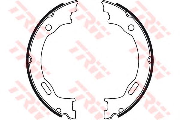 Комплект тормозных колодок, стояночная тормозная система TRW