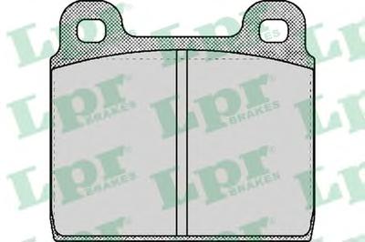 Комплект тормозных колодок, дисковый тормоз LPR 05P026