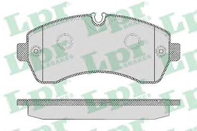 Комплект тормозных колодок, дисковый тормоз LPR 05P1295