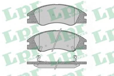 Комплект тормозных колодок, дисковый тормоз LPR 05P1349