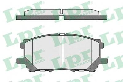 Комплект тормозных колодок, дисковый тормоз LPR 05P1368