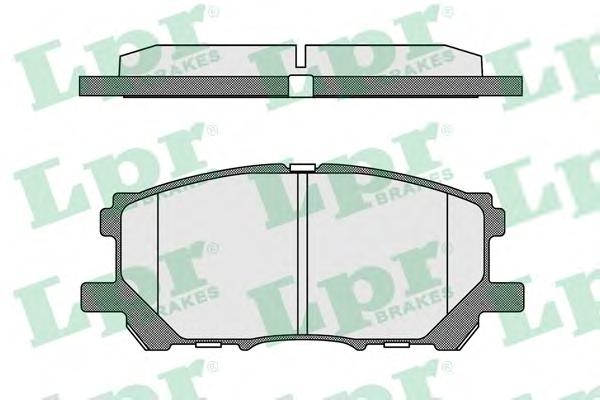 Комплект тормозных колодок, дисковый тормоз LPR