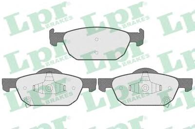 Комплект тормозных колодок, дисковый тормоз LPR 05P1560