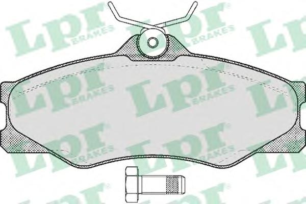 Комплект тормозных колодок, дисковый тормоз LPR