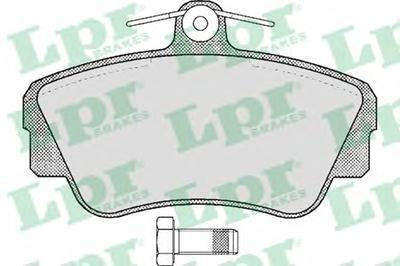 Комплект тормозных колодок, дисковый тормоз LPR 05P347