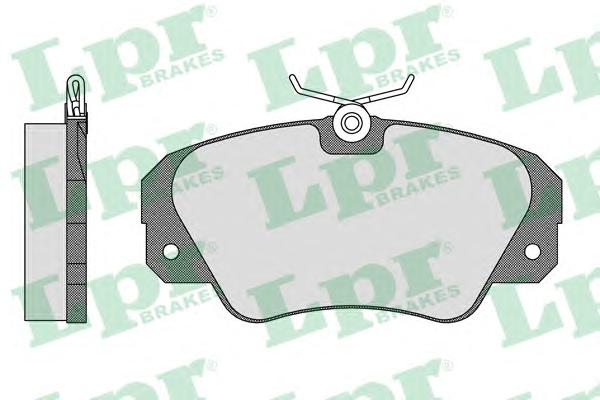 Комплект тормозных колодок, дисковый тормоз LPR