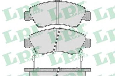 Комплект тормозных колодок, дисковый тормоз LPR 05P558