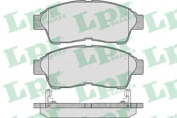 Комплект тормозных колодок, дисковый тормоз LPR