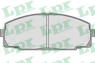Комплект тормозных колодок, дисковый тормоз LPR 05P577