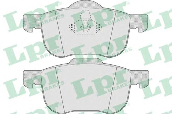 Комплект тормозных колодок, дисковый тормоз LPR