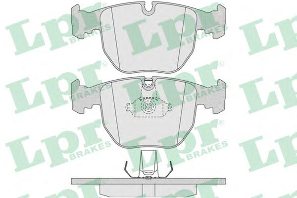 Комплект тормозных колодок, дисковый тормоз LPR