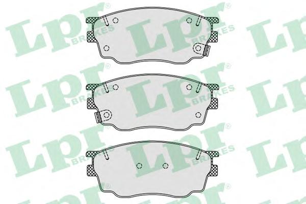 Комплект тормозных колодок, дисковый тормоз LPR