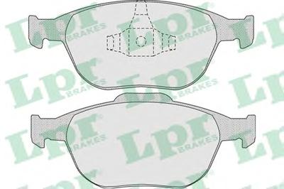 Комплект тормозных колодок, дисковый тормоз LPR 05P906