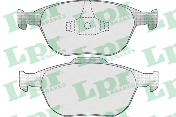 Комплект тормозных колодок, дисковый тормоз LPR