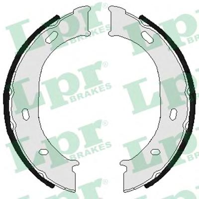 Комплект тормозных колодок, стояночная тормозная система LPR