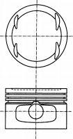 Поршень NURAL 87-116100-00