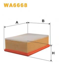 Воздушный фильтр WIX FILTERS WA6668