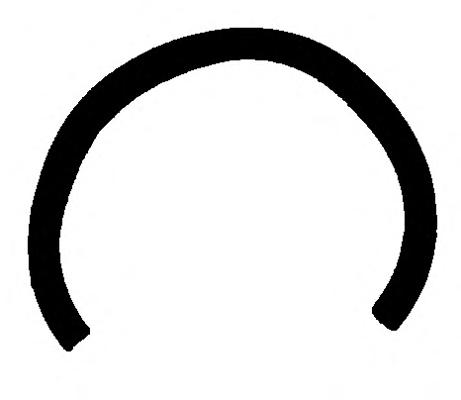 Уплотняющее кольцо, коленчатый вал REINZ