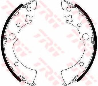 Комплект тормозных колодок TRW GS6210