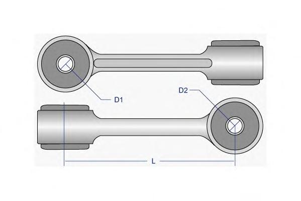 Тяга / стойка, стабилизатор MOOG