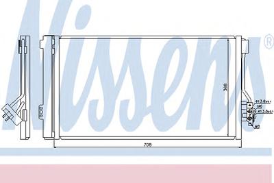 Конденсатор, кондиционер NISSENS 940178