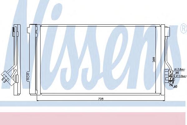 Конденсатор, кондиционер NISSENS