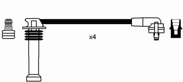 Комплект проводов зажигания NGK