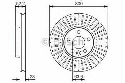 Тормозной диск BOSCH 0986479974
