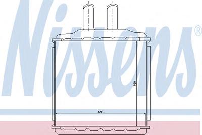 Радиатор печки NISSENS 76509