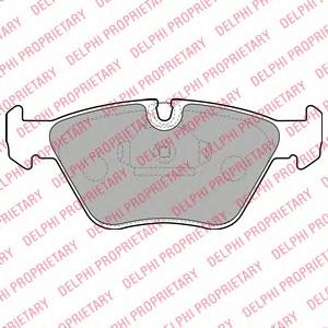 Комплект тормозных колодок, дисковый тормоз DELPHI
