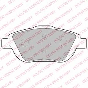 Комплект тормозных колодок, дисковый тормоз DELPHI