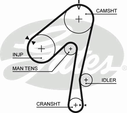 Ремень ГРМ GATES