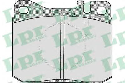 Комплект тормозных колодок, дисковый тормоз LPR 05P211