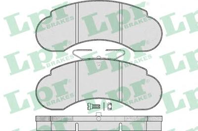 Комплект тормозных колодок, дисковый тормоз LPR 05P415