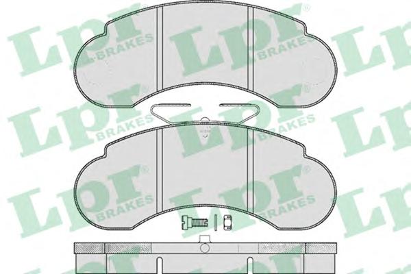 Комплект тормозных колодок, дисковый тормоз LPR